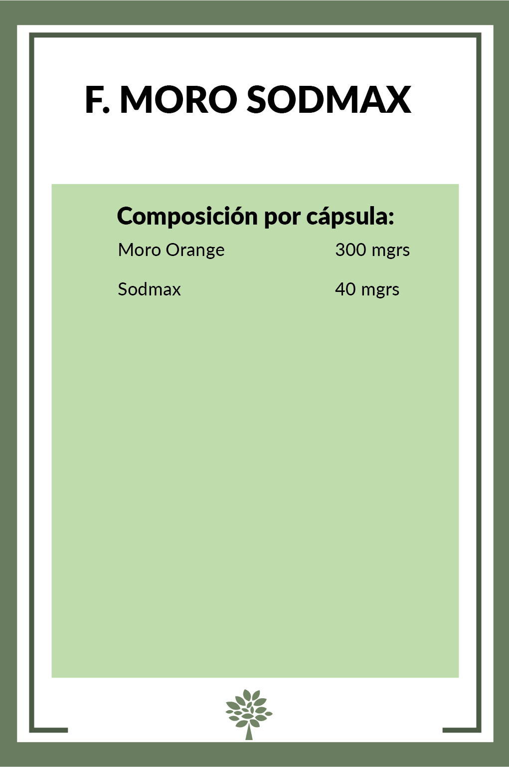 F. Moro Sodmax